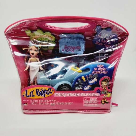 Lil Bratz Spring Break Beach Bike Meygan with accessories NOS MGA Toy - Picture 1 of 5
